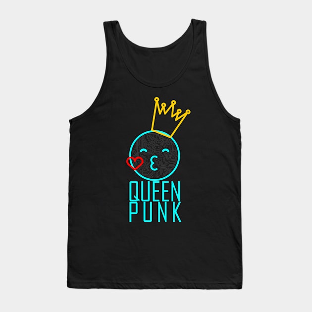 Queen Punk Tank Top by AdiDsgn